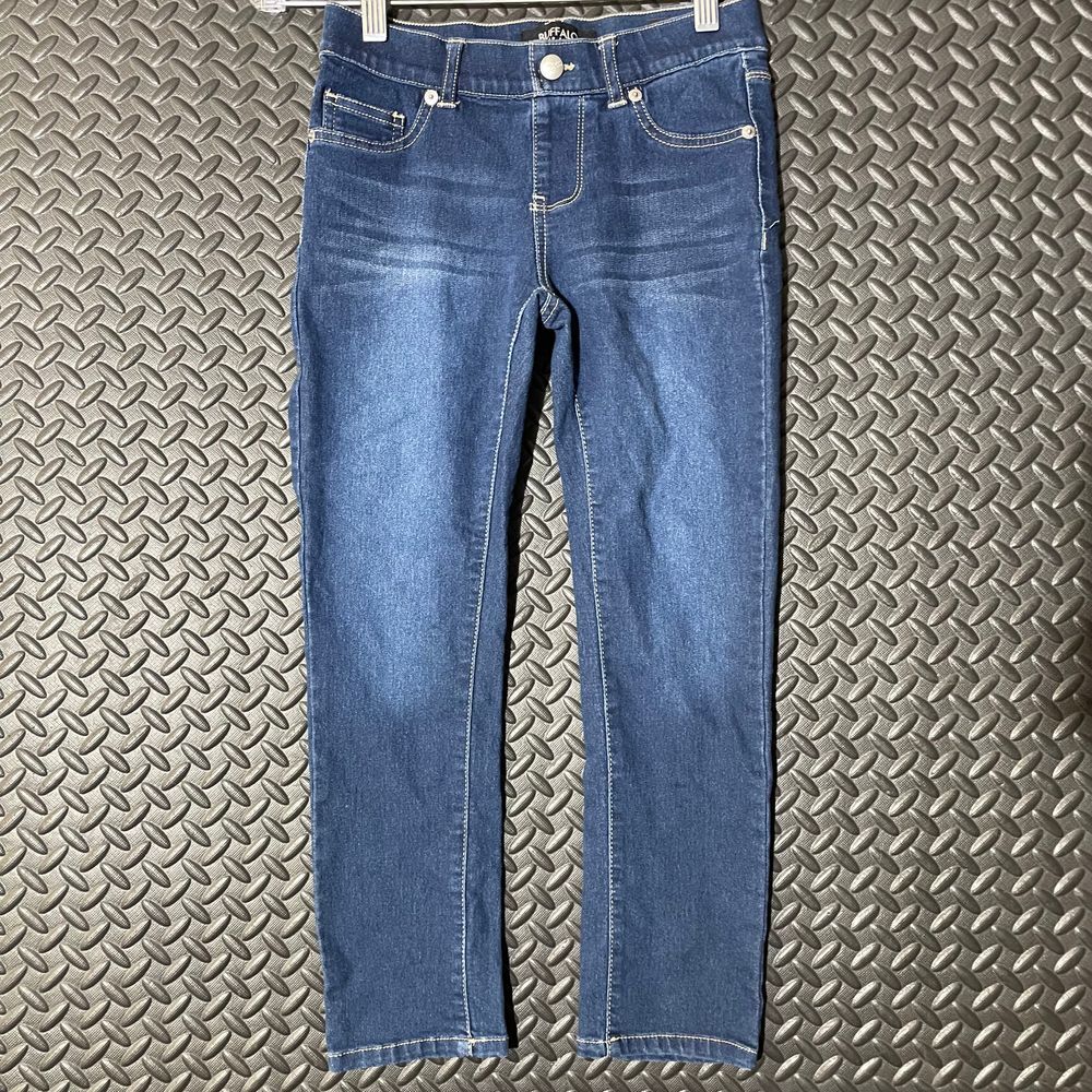Buffalo David Bitton Convertible Skinny Mid Rise Comfort Denim Jeans Girls Sz 10